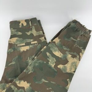 Adidas Cargo Pants Womens Small Green Camo Ripstop Jogger ED7457